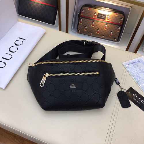 GUCCI Marsupio esclusivo da uomo realizzato in materiale di tela importato Consegna di alta qualità 