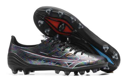 Arrivo Mizuno Knitted Nero Rosso FG Scarpa da calcio Mizuno a Japan3945