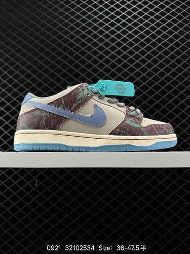 7 aprile Skateboards x Nike SB Dunk Low Nike SB Low Top Co branded Ice Sealed Rose White Green Il pa