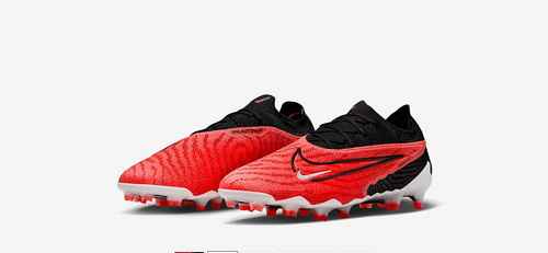 Arrivo Nike Low Top Phantom GX Doppio strato impermeabile Fish Silk Full Knit FG Tacchetto da calcio