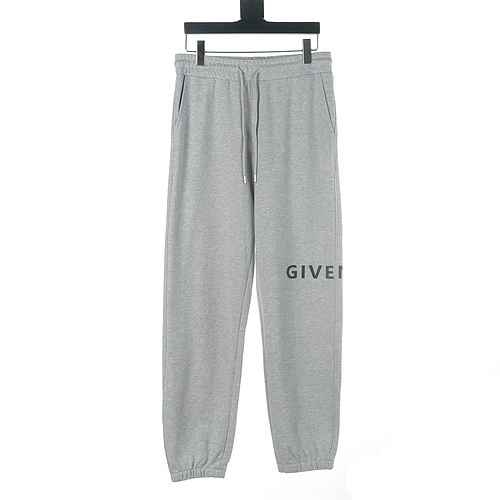 Pantaloni GVC Givenchy GFC 23FW con lettere riflettenti stampate