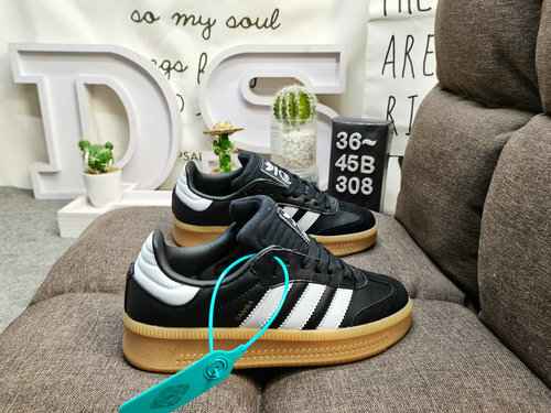 308D trifoglio di grado aziendale Adidas Originals SambaX XLG serie samba signori formazione morale 