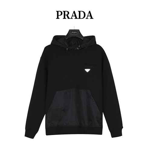 PradaFelpa con cappuccio Prada 23Fw in nylon