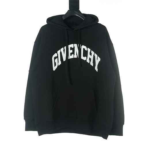 Felpa con cappuccio stampata con lettera GFC 22FW di Givenchy