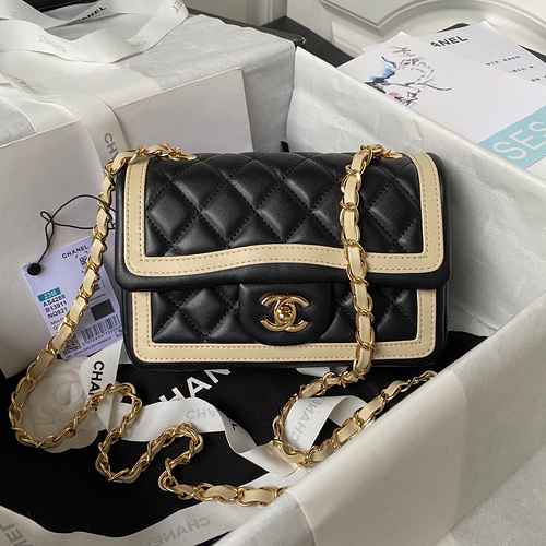 La borsa a catena Chanel è realizzata in pelle originale di alto livello importata e versione replic