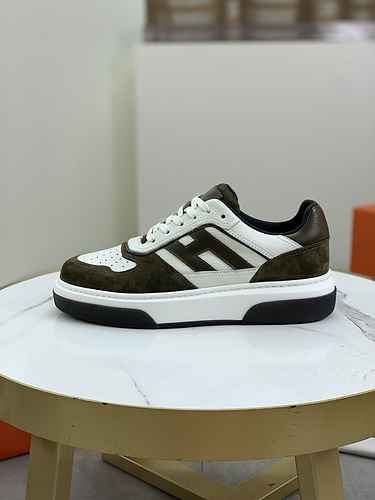 Hermes Men's Shoe Code: 0924D30 Size: 38-44 (45 can be customized)