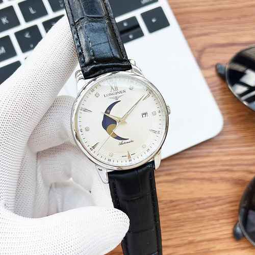 Longines Orologio da uomo abbinato al movimento meccanico originale completamente automatico Cassa i