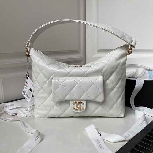 La borsa sottobraccio Chanel è realizzata in pelle originale di alto livello importata e versione re