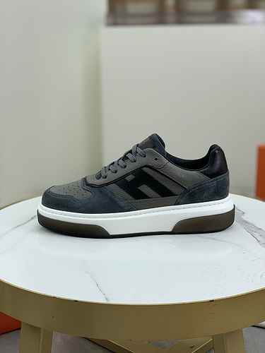 Hermes Men's Shoe Code: 0924D30 Size: 38-44 (45 can be customized)