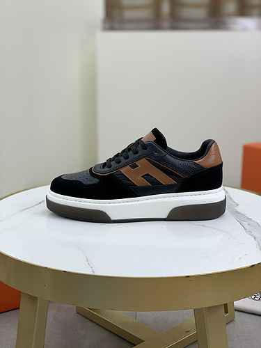 Hermes Men's Shoe Code: 0924D30 Size: 38-44 (45 can be customized)