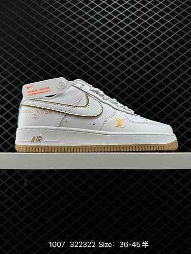 Autentica sneaker casual versatile Nike Air Force Low Air Force One Low top Le prestazioni di ammort