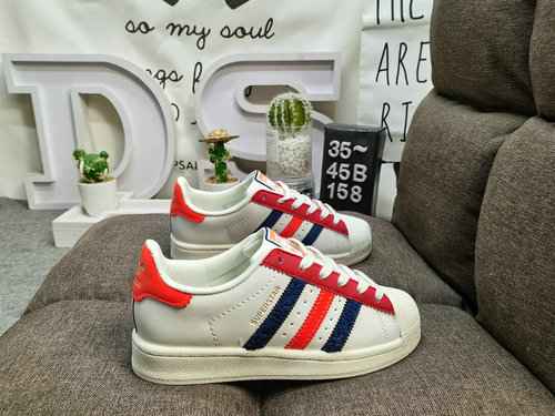 158DAdidas Clover Originals Superstar Shell Head Classico Versatile Scarpe da tavolo sportive casual