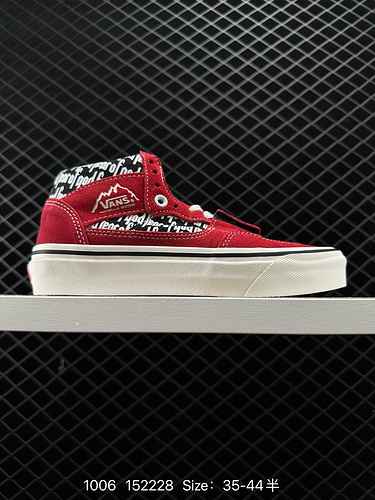 4 Gear Of God x Vans Mountain Edition Co branded Velcro Patch Black Red Casual Skateboarding Shoes A