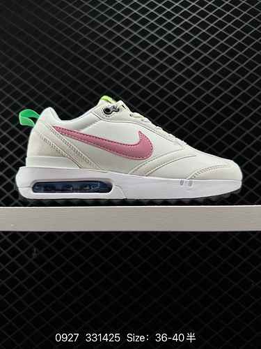 La serie 2 Nike Air Max Dawn di piccole scarpe da corsa con ammortizzazione ad aria presenta una tom