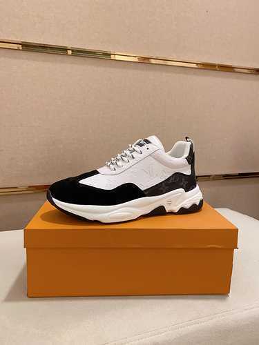 LV Men's Shoe Code: 1007B50 Size: 38-44 (45 customized non return or exchange)
