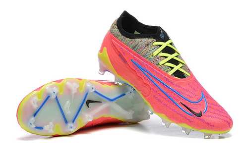 Arrivo Nike Low Top Phantom GX Doppio strato impermeabile Fish Silk Full Knit FG Tacchetto da calcio