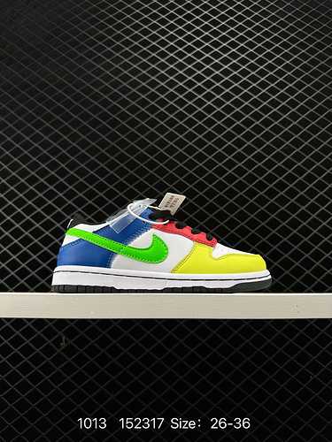 8 Scarpa da skateboard sportiva casual Nike Dunk Low Vintage Low Top Adottando un'unità ZoomAir morb