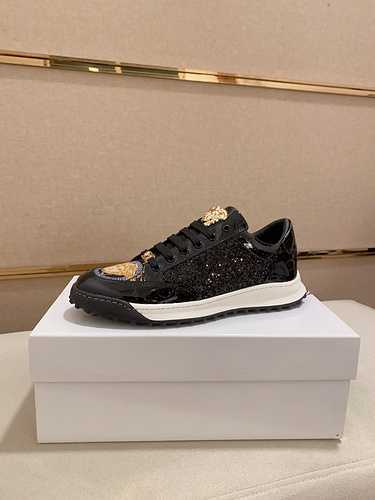 Scarpa da uomo Versace Codice 1007B30 Taglia 3844 45 personalizzata senza reso o cambio