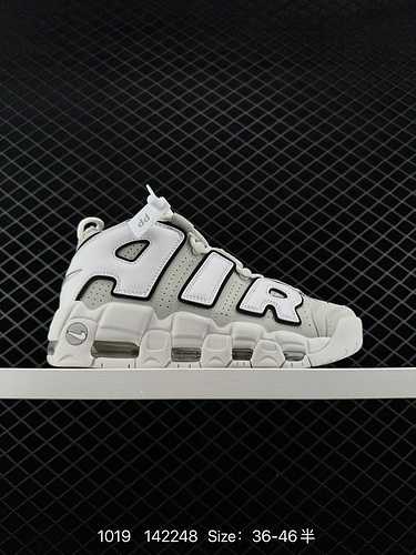 24 NK Air More Uptempo 96 OG Pippen Large AIR Retro Scarpe da basket Cement Grey Ispirato alla popol