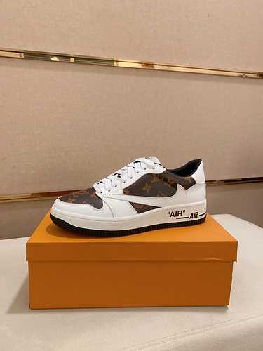 LV Men's Shoe Code: 1007B50 Size: 38-44 (45 customized non return or exchange)