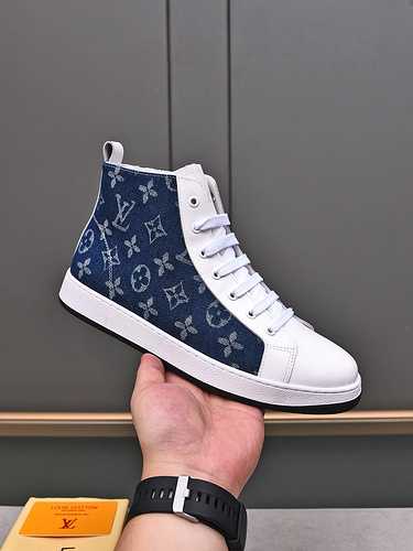 LV Men's Shoe Code: 1018B40 Size: 38-44 (45 customized non return or exchange)