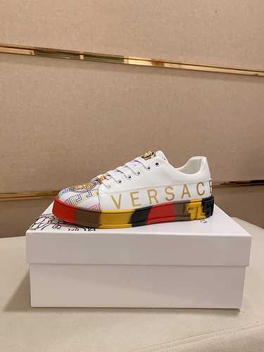 Scarpa da uomo Versace Codice 1007B30 Taglia 3844 45 personalizzata senza reso o cambio