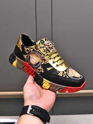 Codice scarpa da uomo Versace 1018B30 Taglia 3844 45 personalizzato, non reso o cambio