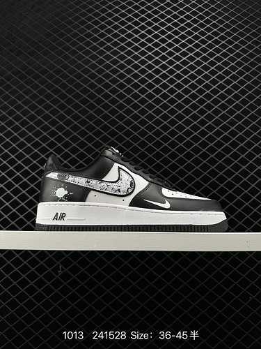 4 autentiche scarpe da ginnastica casual versatili Nike Air Force Low Air Force One basse Le prestaz