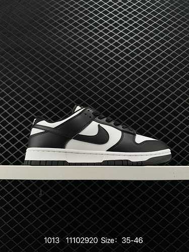 L'iconica e versatile serie di scarpe da ginnastica Nike SB Zoom Dunk Low presenta panda bianchi e n