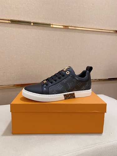 LV Men's Shoe Code: 1007B30 Size: 38-44 (45 customized non return or exchange)