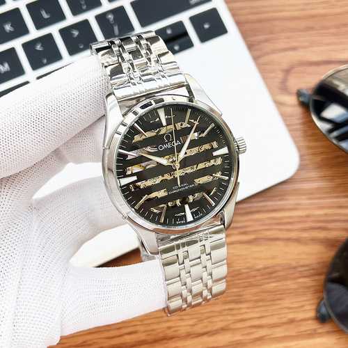 Omega Watch Orologio da uomo abbinato al movimento meccanico originale completamente automatico Cass