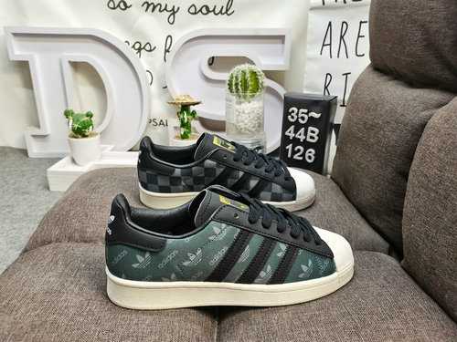 126DAdidas Clover Originals Superstar Shell Head Classico Versatile Scarpe da tavolo sportive casual