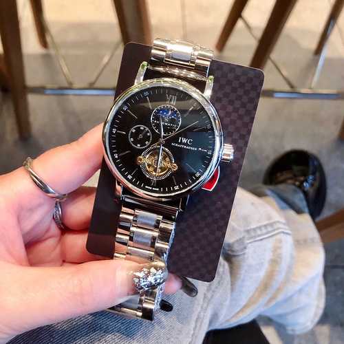 Wanguo Watch Orologio da uomo abbinato al movimento meccanico originale completamente automatico Cas