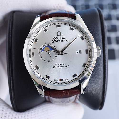 Orologio Omega da uomo abbinato al movimento meccanico originale completamente automatico, cassa in 