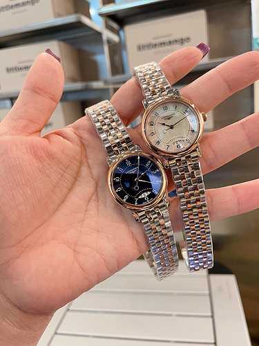 Orologio Longines da donna con movimento meccanico originale completamente automatico, cassa in acci