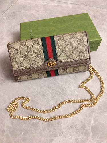 La borsa a catena GUCCI adotta la borsa regalo di consegna di qualità superiore in pelle bovina orig