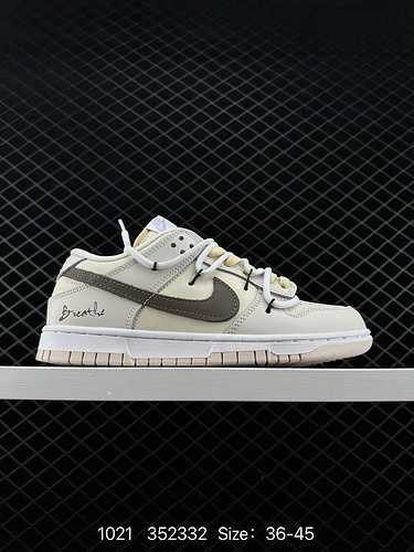 6 corde per legare Off White Personalizzazione decostruttiva Nike SB Dunk Low quotMilk WhitePinkSmil