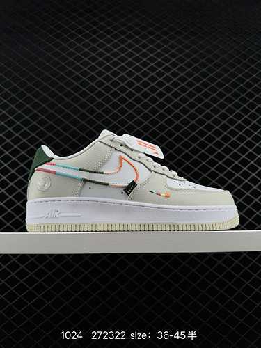 Autentica sneaker casual versatile Nike Air Force Low Air Force One Low top Le prestazioni di ammort