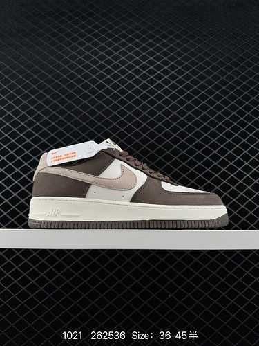 8 Autunno e inverno Nuovo prodotto Grado aziendale Nike Air Force Low 7 Bianco Mocha Colore abbinato