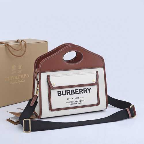 La borsa tote BUR Burberry adotta la versione replica di fascia alta in pelle originale di alto live