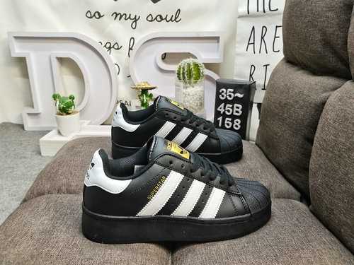 158DAdidas Clover Originals Superstar Shell Head Classico Versatile Scarpe da tavolo sportive casual