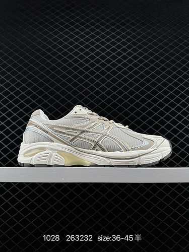 The 6 Asics/Arthur ASICS GT 26 upper is made of leather and mesh materials, providing a strong visua