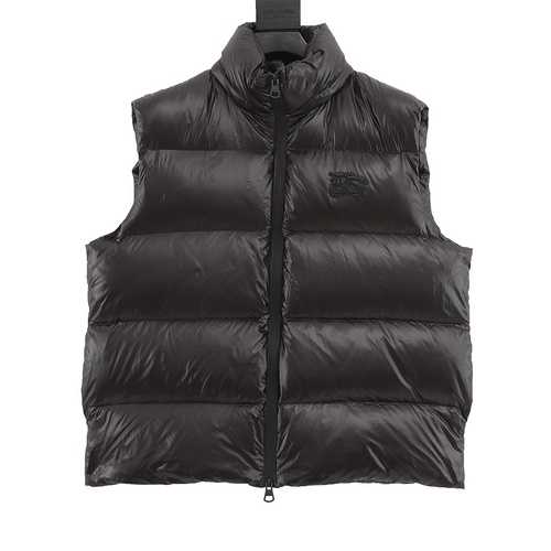 Gilet in piumino con logo del cavaliere equestre BBR 23FW