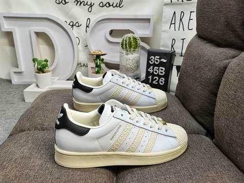 126DAdidas Clover Originals Superstar Shell Head Classico Versatile Scarpe da tavolo sportive casual