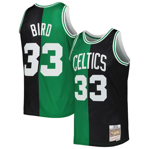 Mitchell&amp; Nest Celtics 33 Bird Vintage Green Black Splice