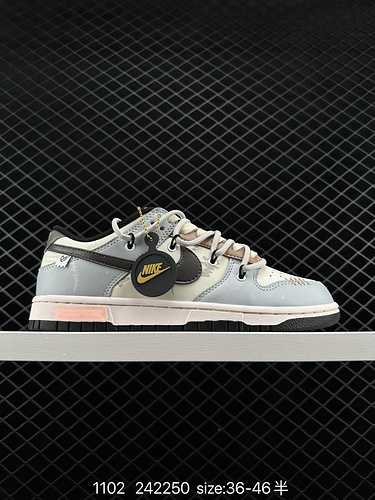 2 Nike Dunk SB Low Panda prank Love Art SB Strap Low Top Casual Board Shoes La combinazione di color