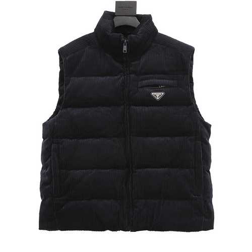 Gilet in piumino di velluto a coste Prada PRD 23FW