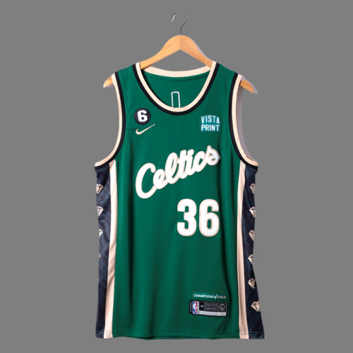 Celtics 36 Marcus Smart 23 Season City Edition Verde