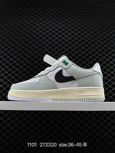 Nike Air Force nuovissima combinazione di colori L'ultimo cartone originale crea una pura versione A