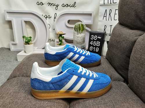 619D qualità aziendale vera mezza taglia adlidas origini Gazelle Indoor scarpe da ginnastica basse l